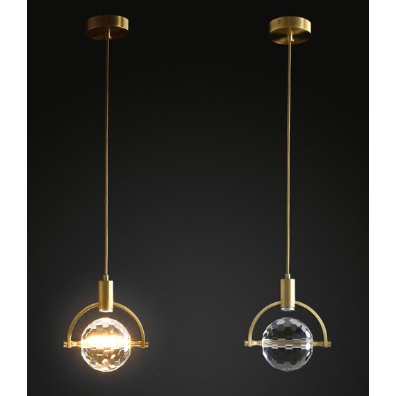 Delight Collection 2121P/A brass/clear Подвесной светильник, изображение 3