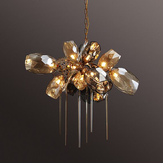 Delight Collection 8898P/AL gold/smoky Люстра, изображение 5