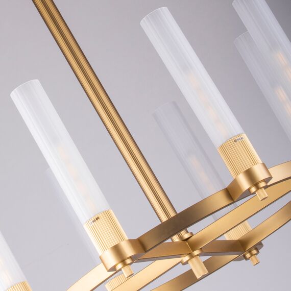 Delight Collection MD2314-8A antique brass Люстра, изображение 3