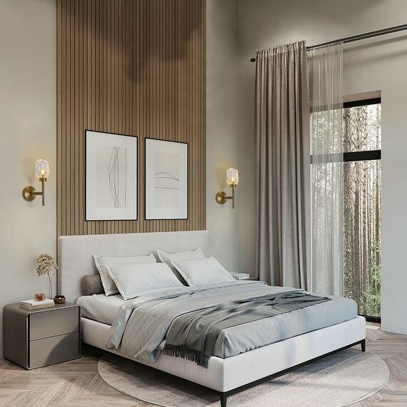 Delight Collection BRWL7071-01 antique brass Настенный светильник, изображение 4