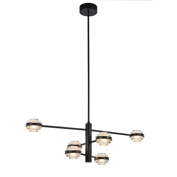 Delight Collection MX22030002-6A black/clear Люстра, изображение 2