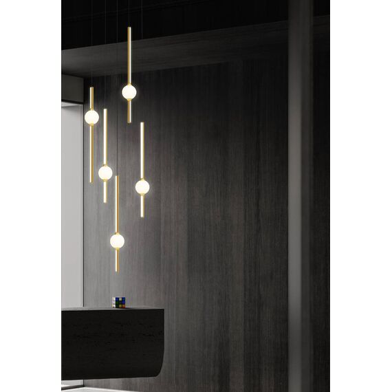 Delight Collection MD21001050-1A black/gold Подвесной светильник, изображение 3