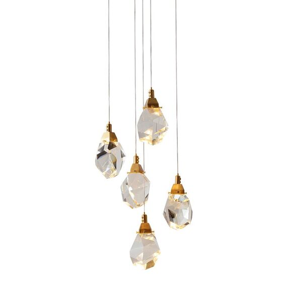 Delight Collection 9701P/5R brass Подвесной светильник