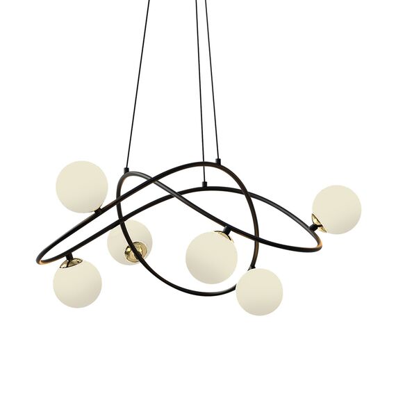 Delight Collection P0691-6A black Люстра