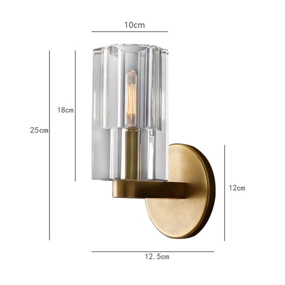 Delight Collection 8816W gold/clear Настенный светильник, изображение 4