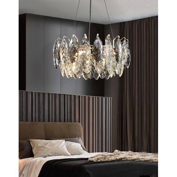 Delight Collection D8011P/R-600 gold/smoky Люстра, изображение 5
