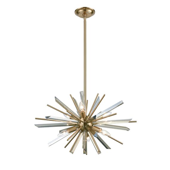 Delight Collection P68112-6AB antique brass Люстра, изображение 2