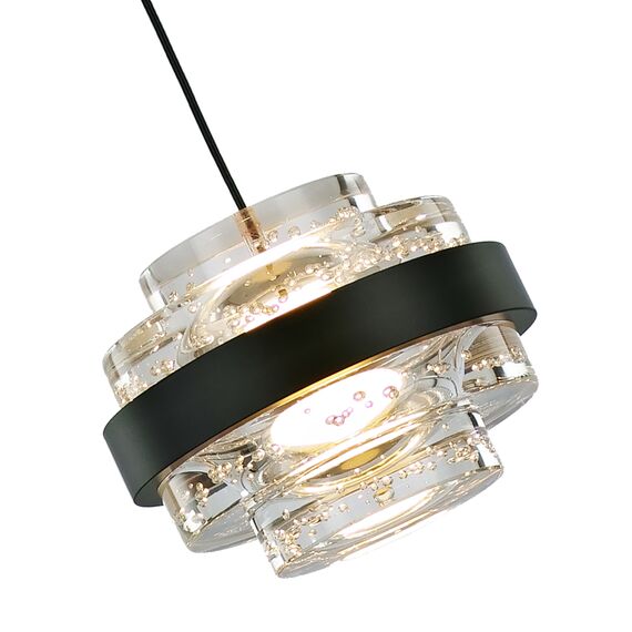 Delight Collection MD22030002-1A black/clear Подвесной светильник, изображение 3