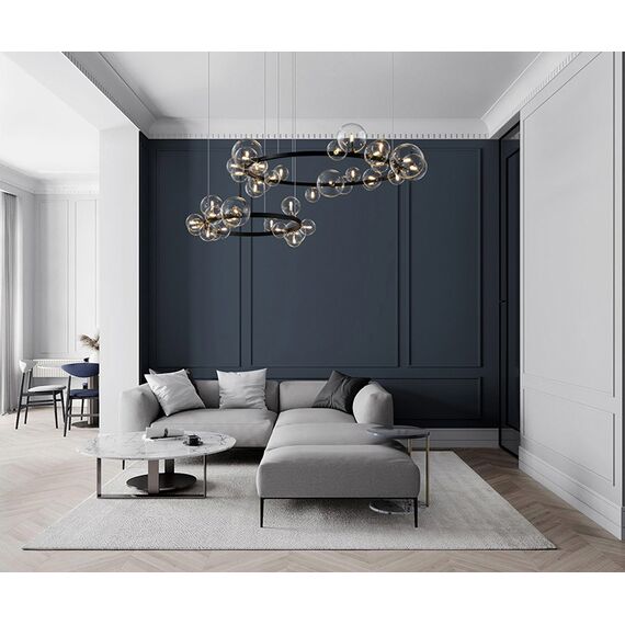 Delight Collection 8828P/L black/clear Люстра, изображение 5