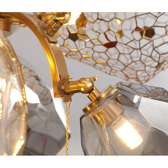 Delight Collection 8898P/AL gold/smoky Люстра, изображение 11