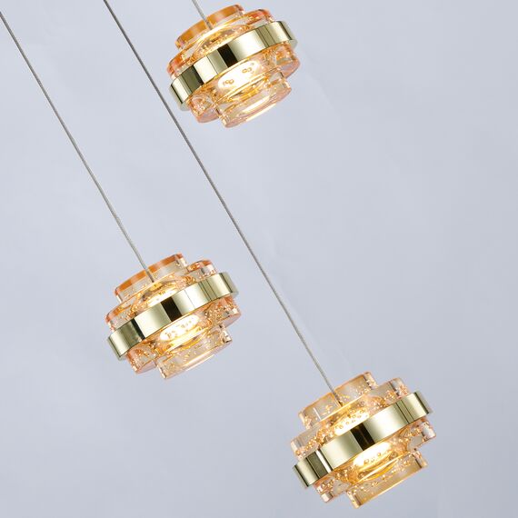 Delight Collection MD22030002-3A gold/champagne Подвесной светильник, изображение 3