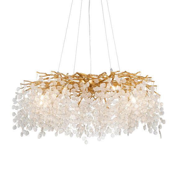 Delight Collection FTB006R-100 brass/clear Люстра