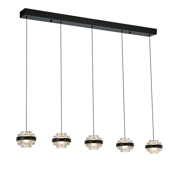 Delight Collection MD22030002-5B black/clear Подвесной светильник