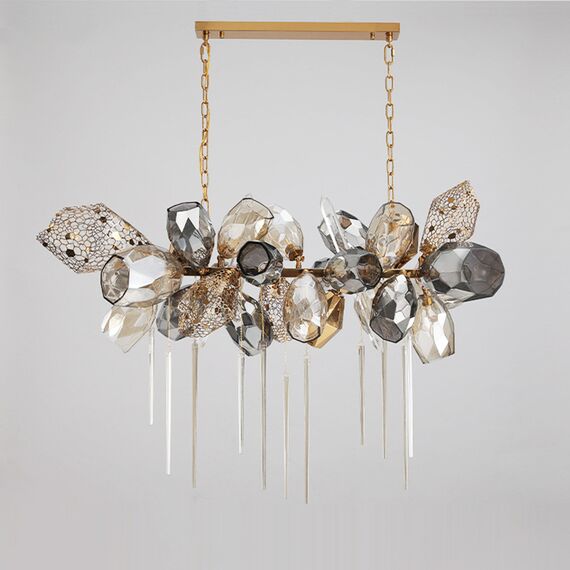 Delight Collection 8898P/BL gold/smoky Люстра, изображение 2