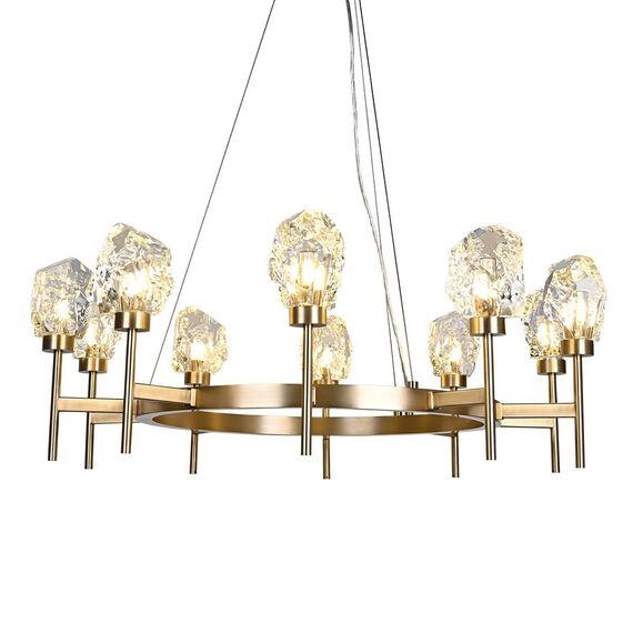Delight Collection BRCH9162-10 antique brass Люстра