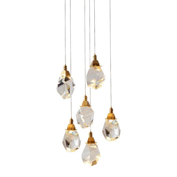 Delight Collection 9701P/6R brass Подвесной светильник