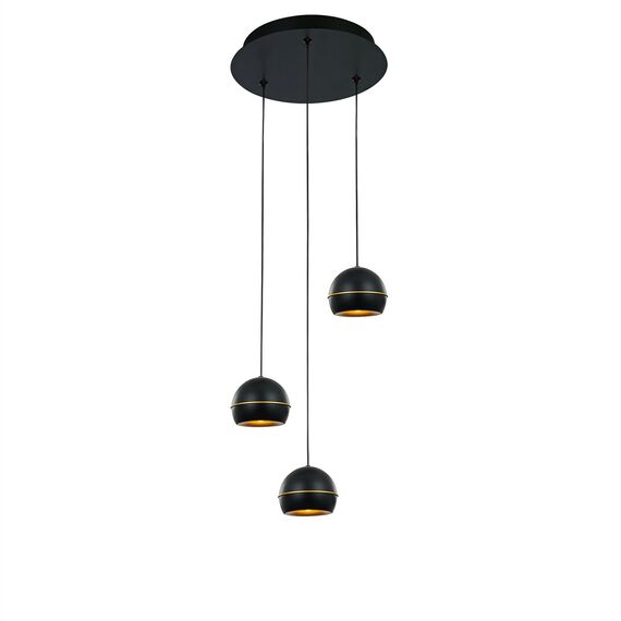 Delight Collection MD21001034-3A black/gold Подвесной светильник