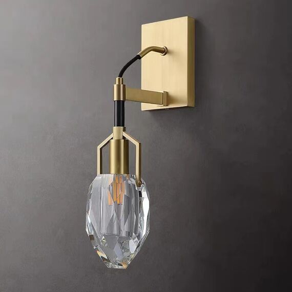 Delight Collection 8960-1W brass/clear Настенный светильник, изображение 3