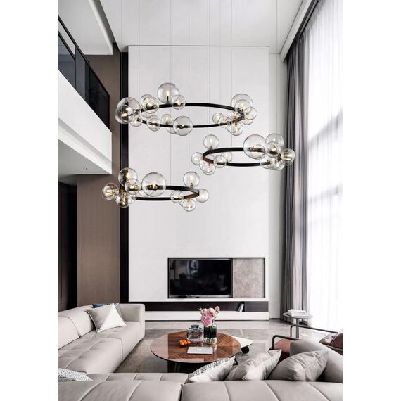 Delight Collection 771120 (KM1294P-15 black/clear) Люстра, изображение 5