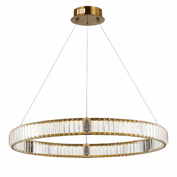 Delight Collection D8016P/R/D800 gold/clear Люстра