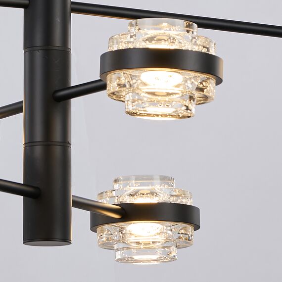 Delight Collection MX22030002-6A black/clear Люстра, изображение 3