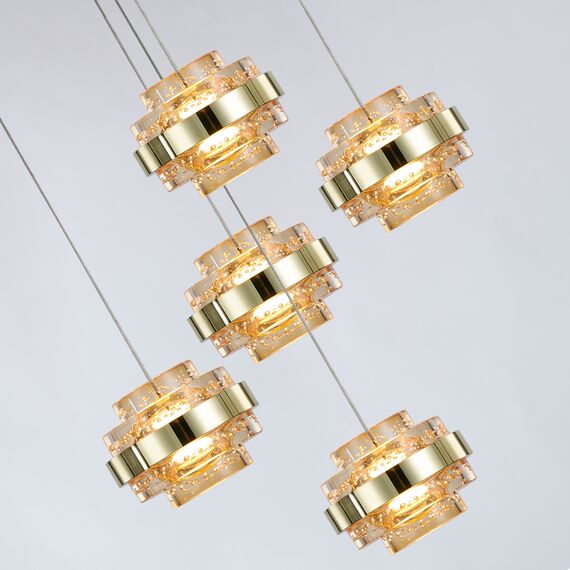 Delight Collection MD22030002-5A gold/champagne Подвесной светильник, изображение 3