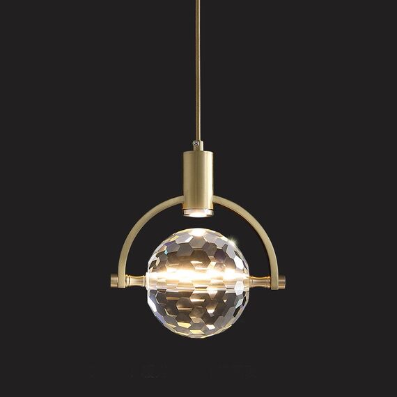 Delight Collection 2121P/A brass/clear Подвесной светильник, изображение 2