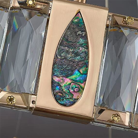 Delight Collection D8016P/R/D600 gold/clear Люстра, изображение 2