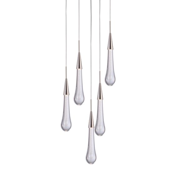 Delight Collection MD2060-5A satin nickel Подвесной светильник Pour 5A satin satin nickel
