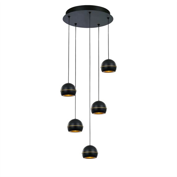 Delight Collection MD21001034-5A black/gold Подвесной светильник