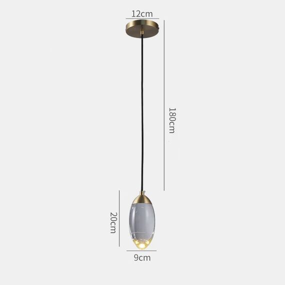 Delight Collection MT8610-C brass Подвесной светильник, изображение 7