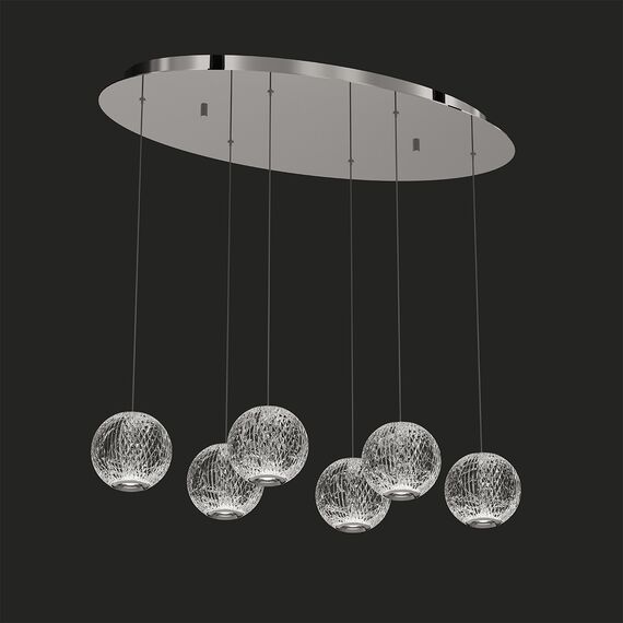 Delight Collection MD20001012-6A chrome Подвесной светильник, изображение 2
