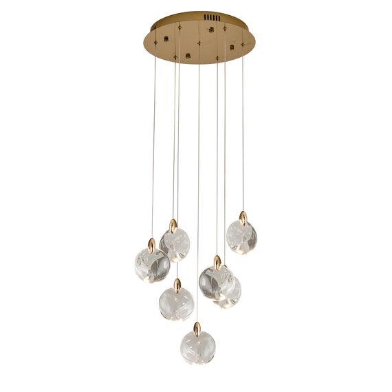 Delight Collection OD2440-7 gold/clear Подвесной светильник, изображение 2
