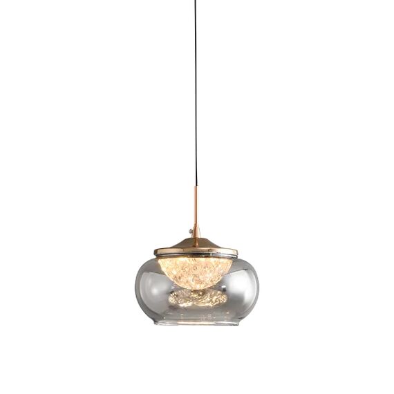 Delight Collection MT9128-1H gold/smoke Подвесной светильник