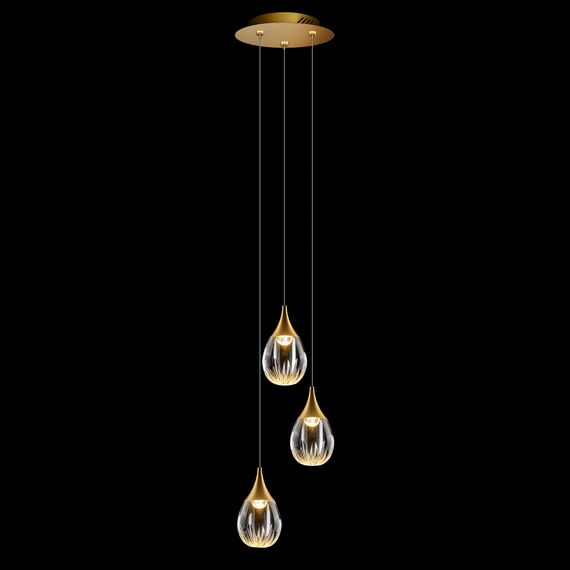 Delight Collection MD24001004-3A gold/clear Подвесной светильник