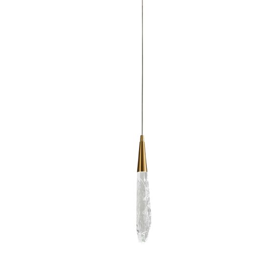 Delight Collection OD2438-1 gold/clear Подвесной светильник