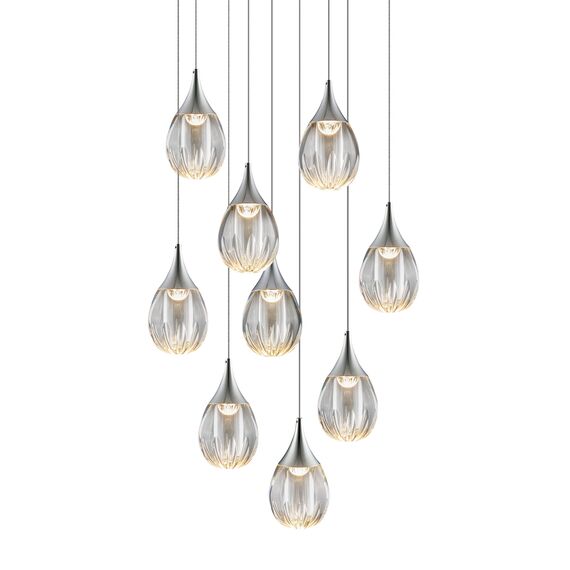 Delight Collection MD24001004-9A chrome/clear Подвесной светильник