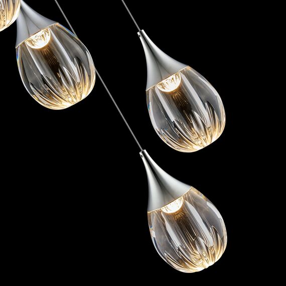 Delight Collection MD24001004-9A chrome/clear Подвесной светильник, изображение 2