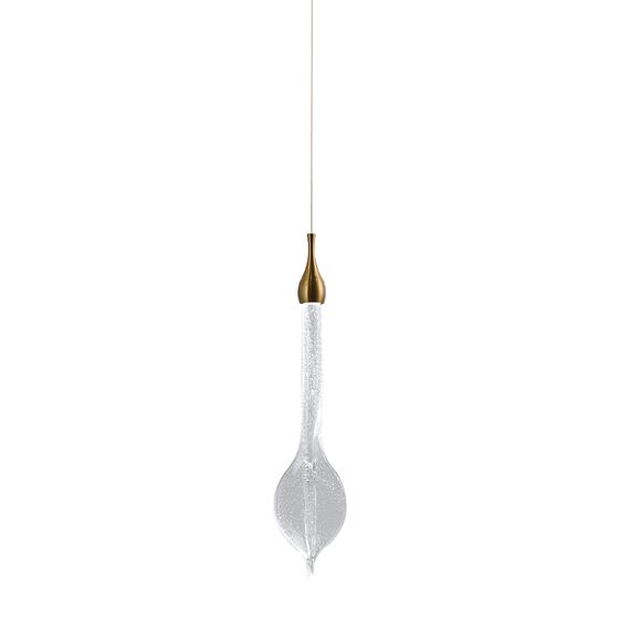 Delight Collection OD2433-1 gold/clear Подвесной светильник