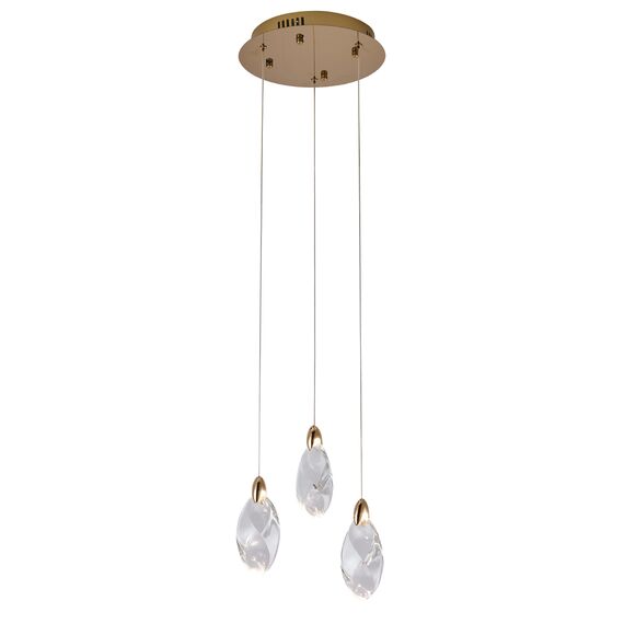 Delight Collection OD2439-3 gold/clear Подвесной светильник, изображение 2