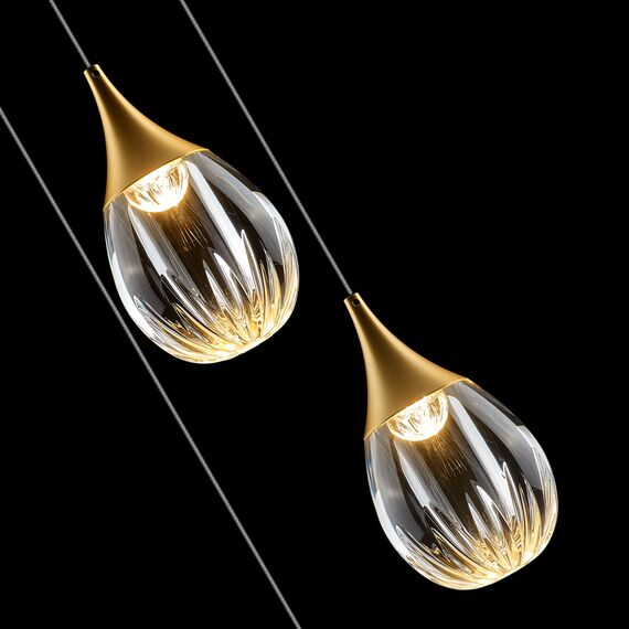 Delight Collection MD24001004-3A gold/clear Подвесной светильник, изображение 2