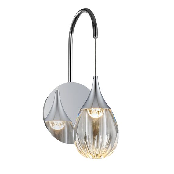 Delight Collection MB24001004-1A chrome/clear Настенный светильник