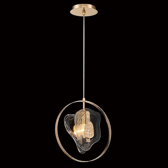 Delight Collection P60669-1 gold/clear Подвесной светильник, изображение 2