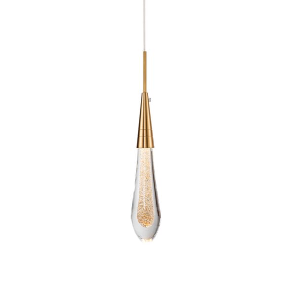 Delight Collection DZ1018P-1 brass Подвесной светильник