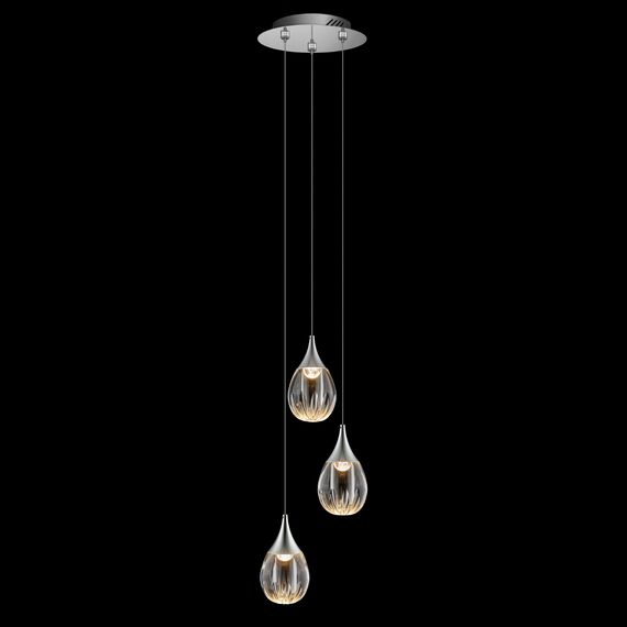Delight Collection MD24001004-3A chrome/clear Подвесной светильник