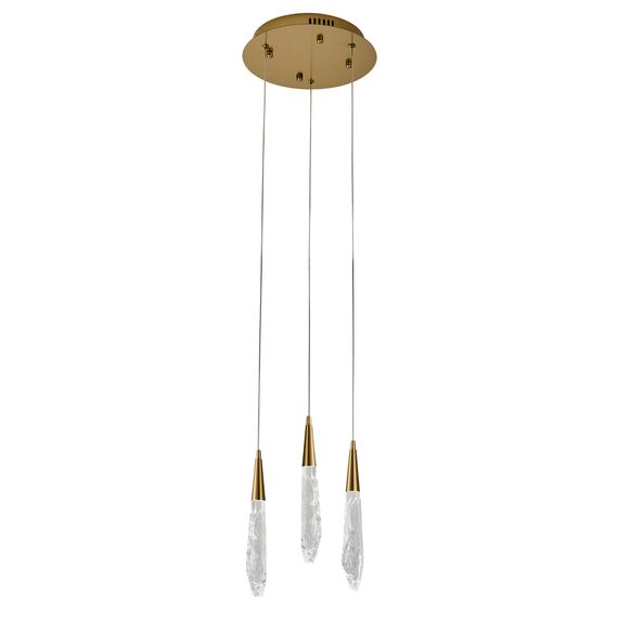 Delight Collection OD2438-3 gold/clear Подвесной светильник, изображение 2