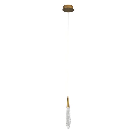 Delight Collection OD2438-1 gold/clear Подвесной светильник, изображение 2