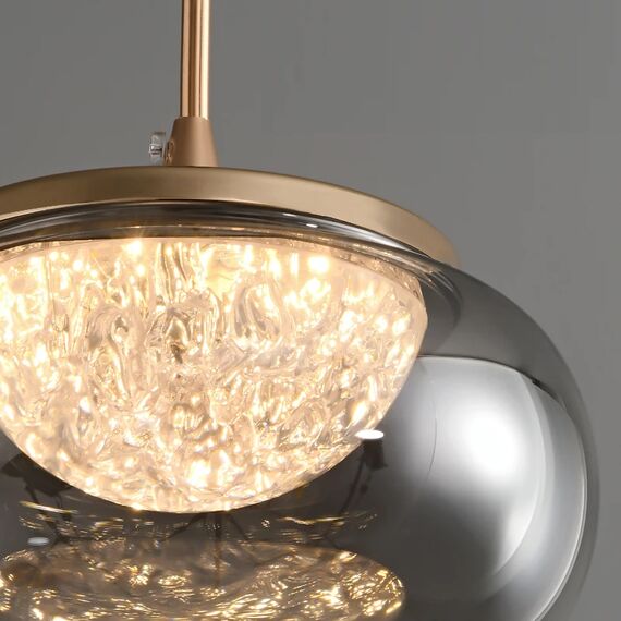 Delight Collection MT9128-1H gold/smoke Подвесной светильник, изображение 9