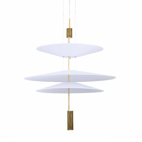 Delight Collection 9221P/3 gold/white Подвесной светильник