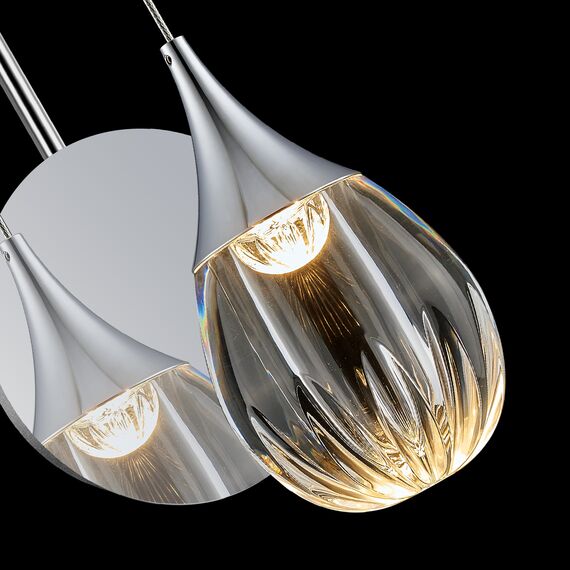 Delight Collection MB24001004-1A chrome/clear Настенный светильник, изображение 2